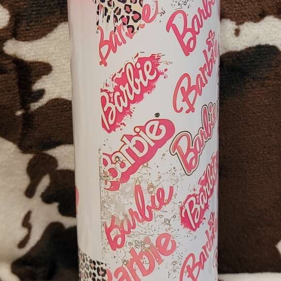 Barbie Animal Print 20oz Skinny Tumbler Insulated Cup - Picture 7 of 12